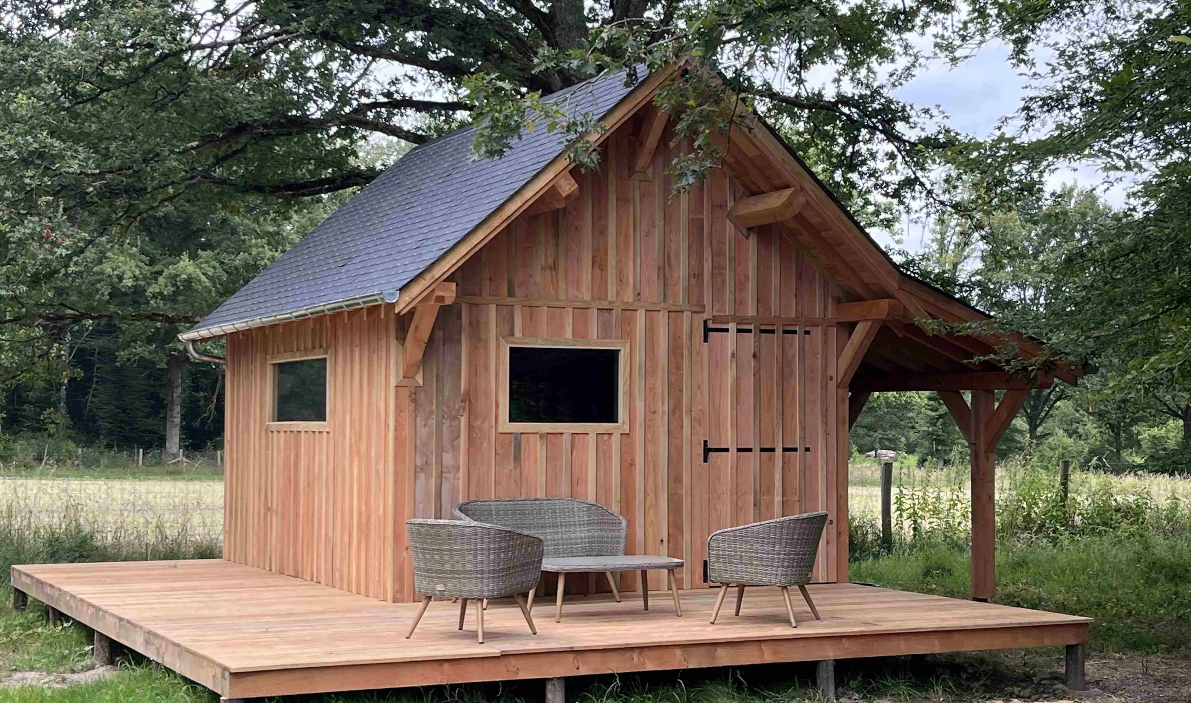 Cabanes de loisirs en bois-gien